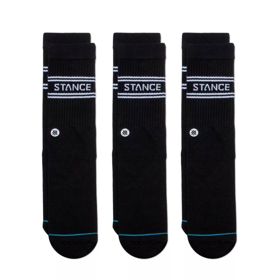 STANCE BASIC 3 PACK CREW A556D20SRO-BLK Black