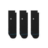 STANCE ICON QUARTER 3 PACK A356A21IQP-BLK Black Image 