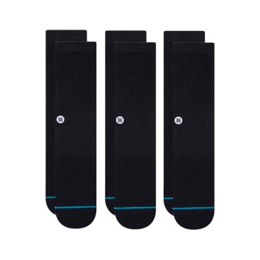STANCE ICON 3 PACK M556D18ICP-BK2 Black