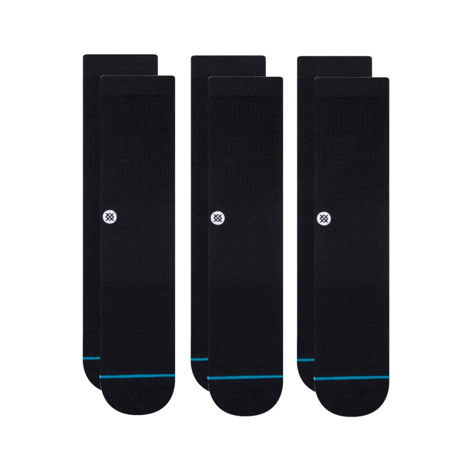 STANCE ICON 3 PACK M556D18ICP-BK2 Black