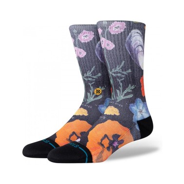 STANCE LUCIAS FLORAL CREW A556D24LUC-BLK Black