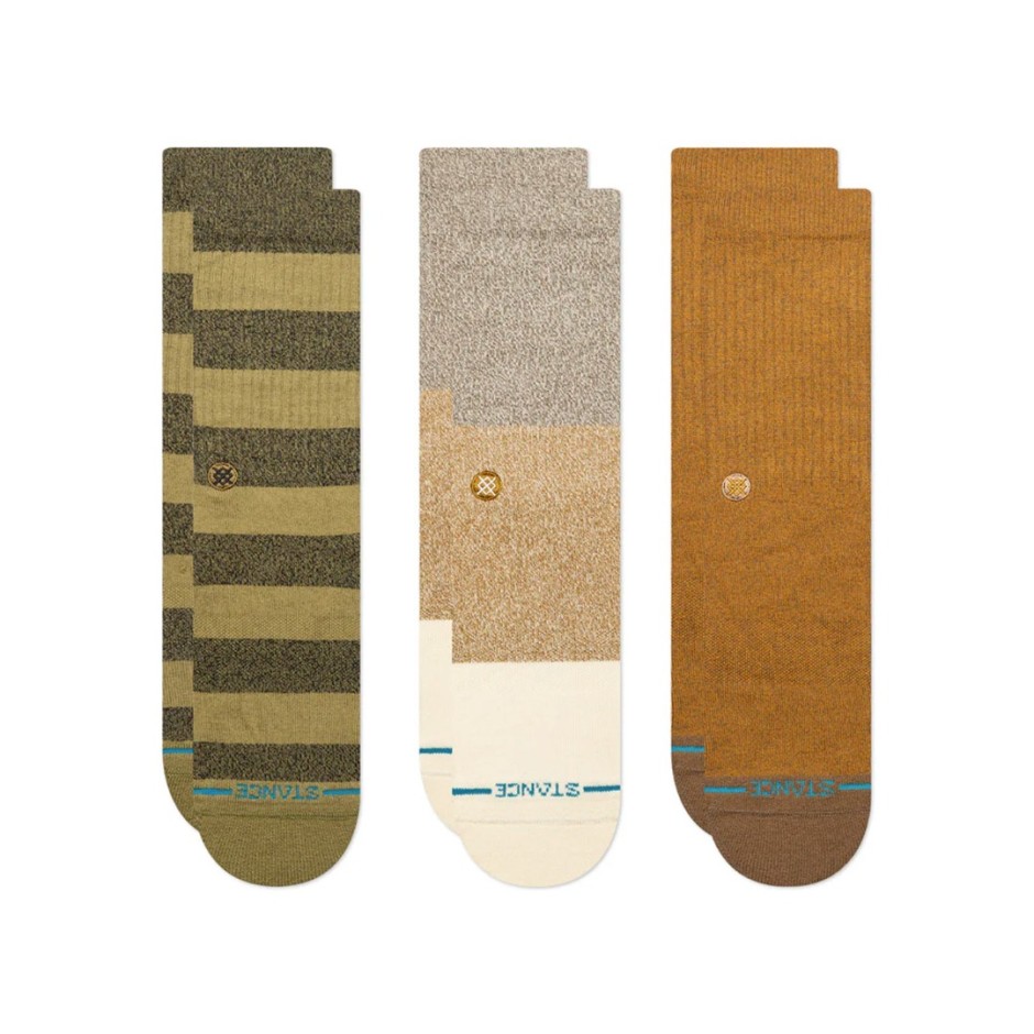 STANCE CUBICAL CREW 3 PACK A556C24CUB-CHI Colorful