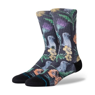 STANCE JUST FLOCKED A556B24JUS-BLK Colorful