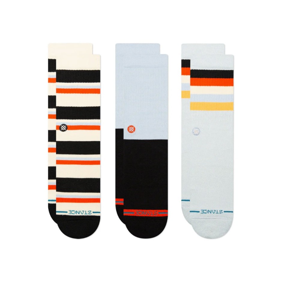 STANCE WEEKLY GRIND CREW 3 PACK A556C24WEE-ICB Colorful