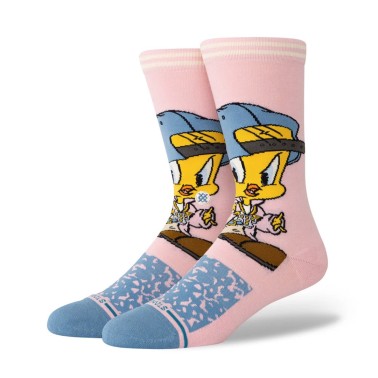STANCE TWEETY CREW A545C24TWE-PNK Pink