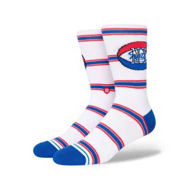 Κάλτσες STANCE NBA CLASSICS NETS Λευκό A555C22CNE-WHT 