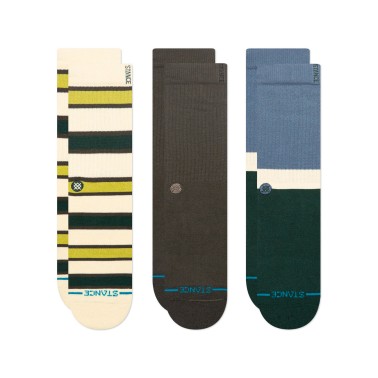 Σετ Κάλτσες Χακί - Stance The Devon 3 Pairs