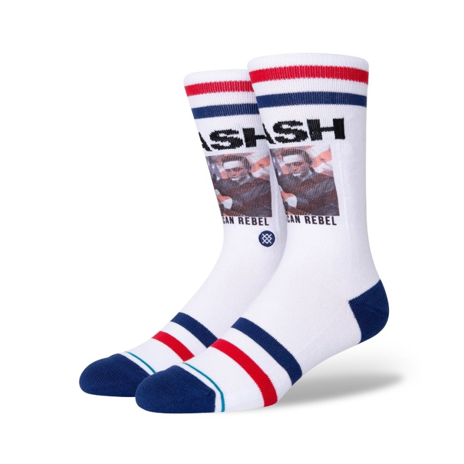 STANCE CASH AMERICAN REBEL A556B21CAS-WHT Λευκό