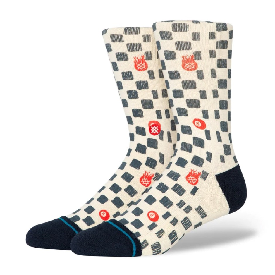 Stance Lucky Unlucky Εκρού - Κάλτσες