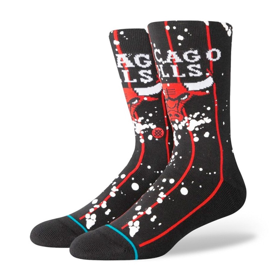 Stance Overspray Chicago Bulls Μαύρο - Κάλτσες