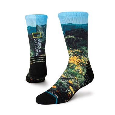 STANCE POPPY TRAILS A558A22POP-BLK Colorful