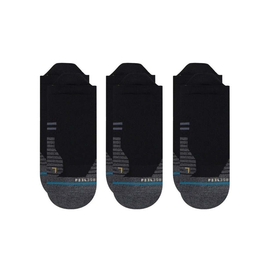 STANCE RUN LIGHT 3 PACK A218A20RPK-BLK Μαύρο