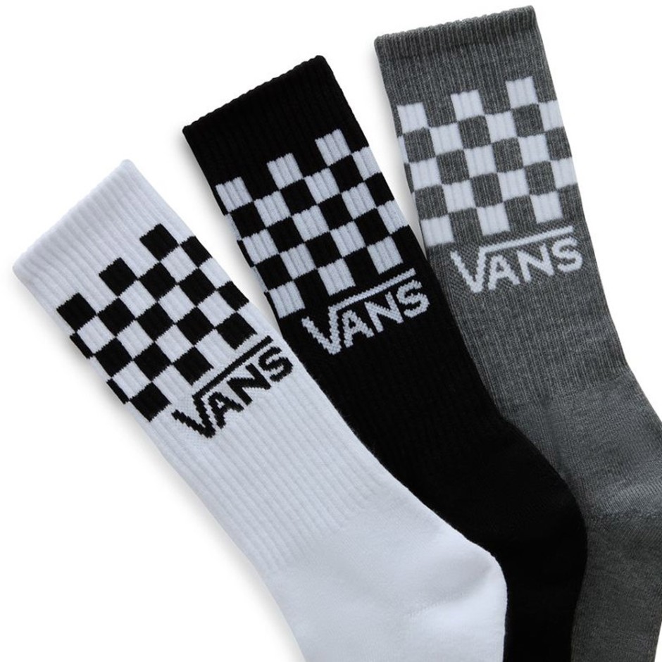 Vans Classic Check Crew Πολύχρωμο - Κάλτσες