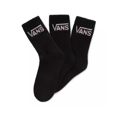 VANS WM CLASSIC CREW WMNS 6.5-10 3PK VA49ZFYYA-YYA Μαύρο