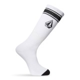 VOLCOM HIGH STRIPE SOCK PR D6312304-WHT White Image 1