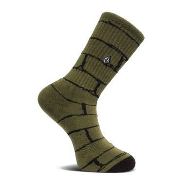 VOLCOM BRICKER SOCK PR D6332404-WMS Κhaki