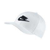 NIKE U NSW CLC99 CAP SWFLX 891279-100 White Image 