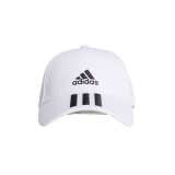 adidas Performance BASEBALL 3-STRIPES TWILL CAP FQ5411 White Image 