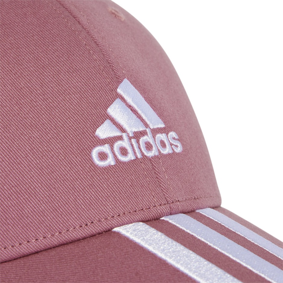 Καπέλο Μπορντό - adidas Performance 3-Stripes Cotton Twill