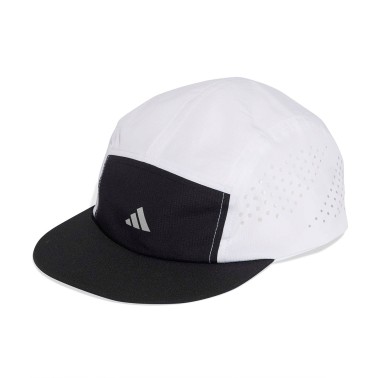 Running Cap White-Black - adidas Performance Run 5-Panel Climacool