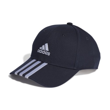 Καπέλο Μπλε - adidas Performance 3-Stripes Cotton Twill