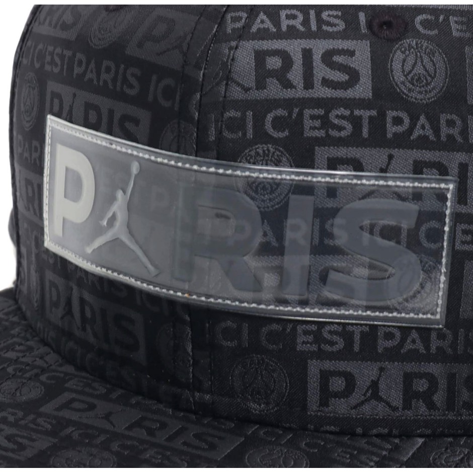 JORDAN PSG PRO CAP SNAPBACK CJ8056 010 Black Zakcret.gr