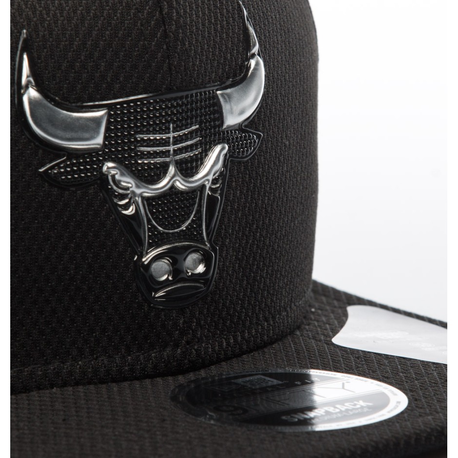 NEW ERA BLACKED OUT 9FIFTY CHICAGO BULLS 80536438 Μαύρο