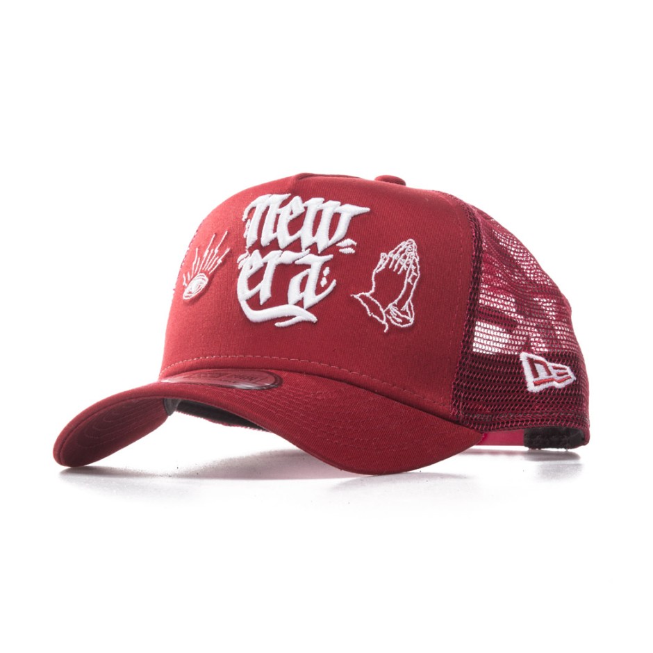 NEW ERA SCRIPT TRUCKER 11941794 Κόκκινο