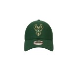 NEW ERA DIAMOND ESSENTIAL 9FORTY MILWAUKEE BUCKS 12490289 Green Image 0