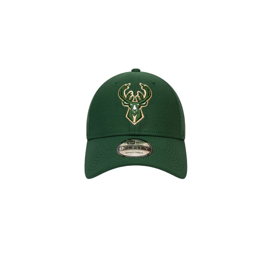 NEW ERA DIAMOND ESSENTIAL 9FORTY MILWAUKEE BUCKS 12490289 Green