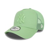 NEW ERA NEW YORK YANKEES TONAL MESH GREEN A-FRAME TRUCKER CAP Πράσινο