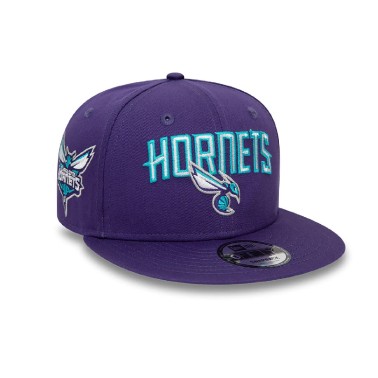 New Era Charlotte Hornets NBA Patch 9FIFTY Μωβ - Καπέλο