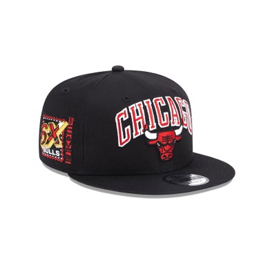 New Era Chicago Bulls NBA Patch 9FIFTY Μαύρο - Καπέλο
