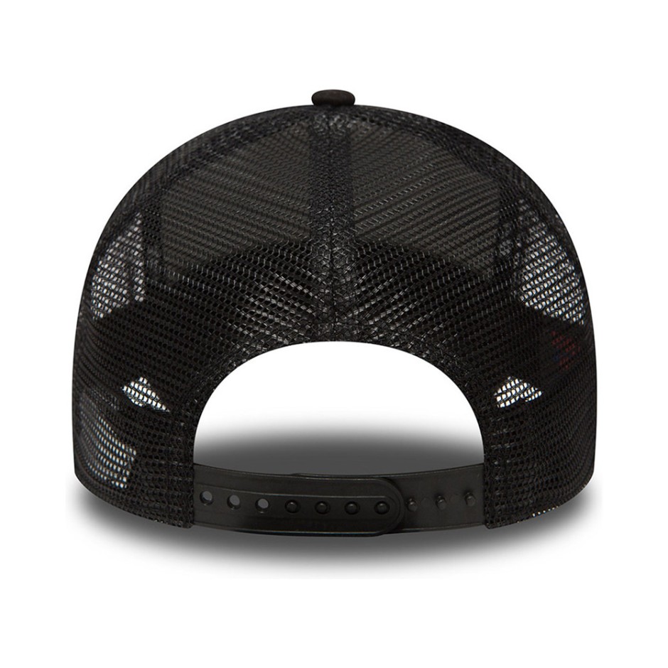 NEW ERA NEW YORK YANKEES CLEAN BLACK A-FRAME TRUCKER CAP Μαύρο