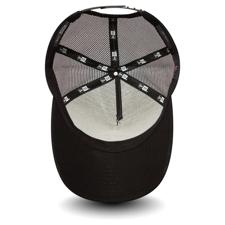 NEW ERA NEW YORK YANKEES CLEAN BLACK A-FRAME TRUCKER CAP Μαύρο