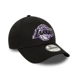 Καπέλο Μαύρο - New Era LA Lakers NBA Infill Black 9FORTY 