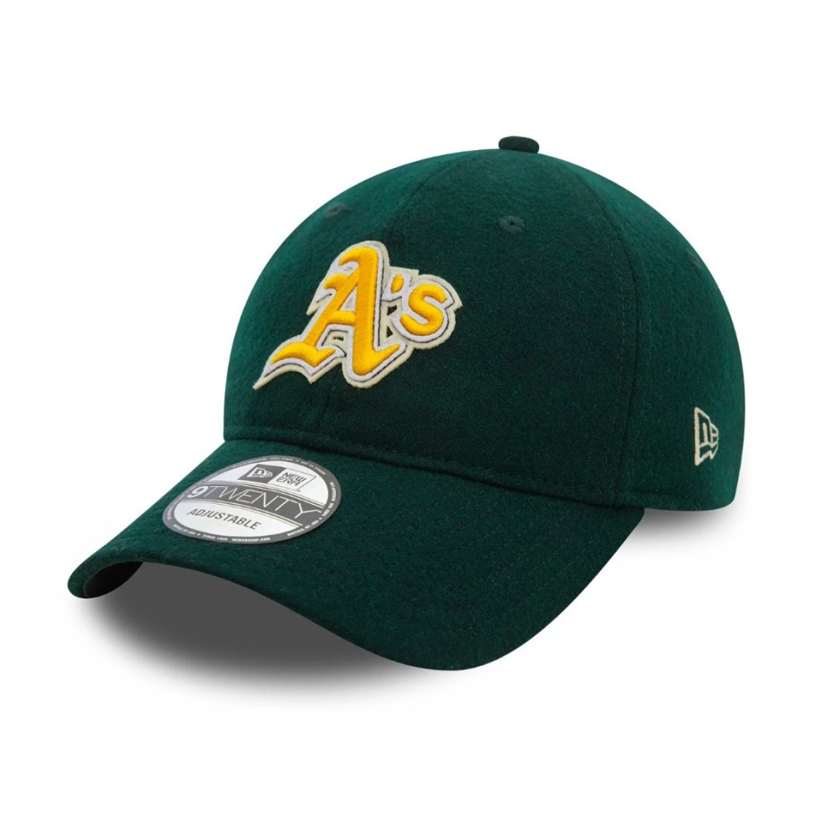 Καπέλο Κυπαρισσί - New Era Oakland Athletics MLB Melton Dark Green 9TWENTY