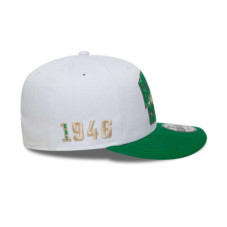 NEW ERA NBA WORDMARK 9FIFTY BOSCEL 60595288 White