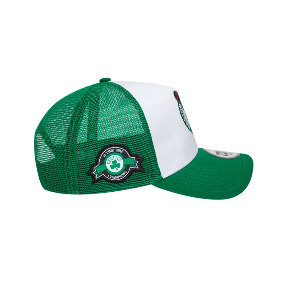 NEW ERA NBA SIDE PATCH TRUCKER BOSCEL 60667462 Green