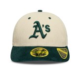 Καπέλο Μπεζ - New Era Oakland Athletics MLB Cord Cream Low Profile 59FIFTY Εικόνα 2