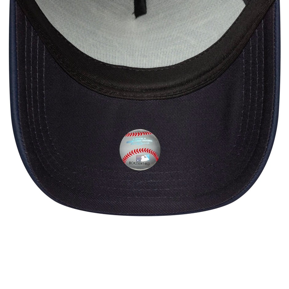 Καπέλο Μπλε - New Era New York Yankees MLB Script Navy 9FORTY A-Frame