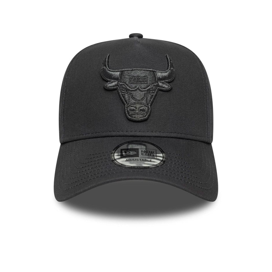 Καπέλο Ανθρακί - New Era Chicago Bulls NBA Metallic Dark Grey 9FORTY E-Frame