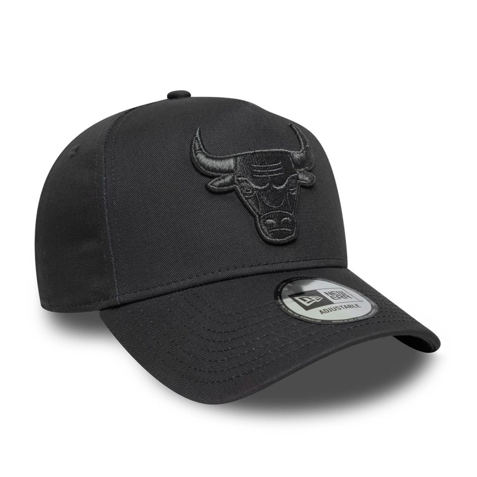 Καπέλο Ανθρακί - New Era Chicago Bulls NBA Metallic Dark Grey 9FORTY E-Frame