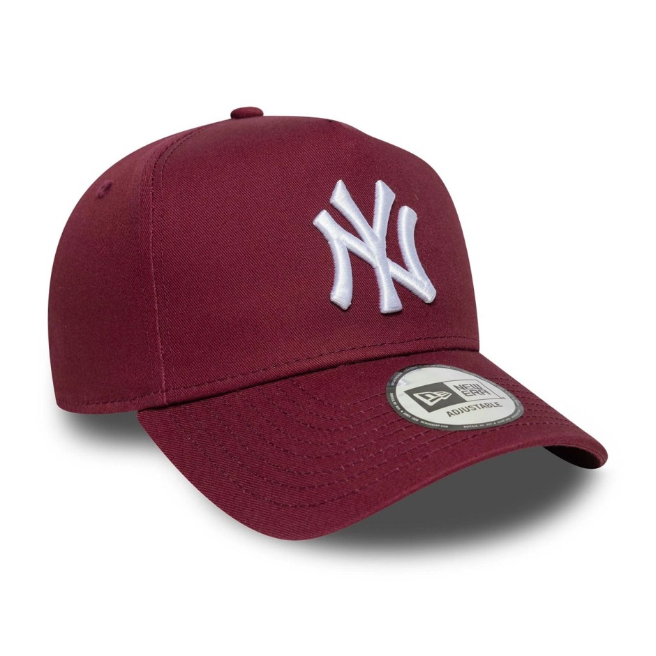 Καπέλο Μπορντό - New Era New York Yankees MLB League Essential E-Frame
