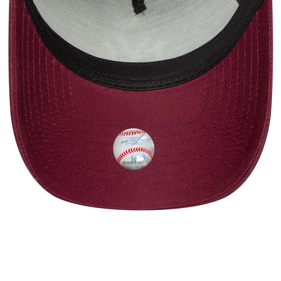 Καπέλο Μπορντό - New Era New York Yankees MLB League Essential E-Frame
