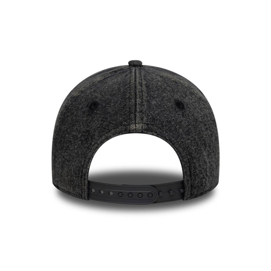 Καπέλο Μαύρο - New Era LA Dodgers MLB Denim Black 9FORTY E-Frame