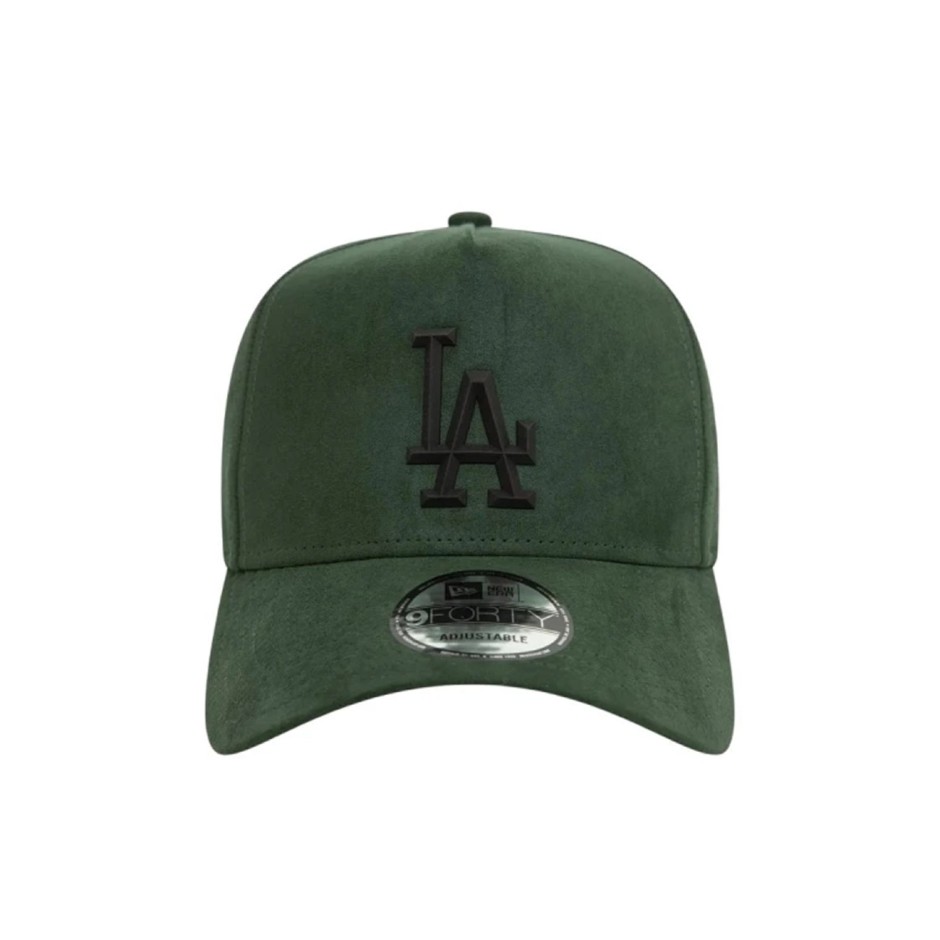 Καπέλο Κυπαρισσί - New Era LA Dodgers Faux Suede Dark Green 9FORTY E-Frame