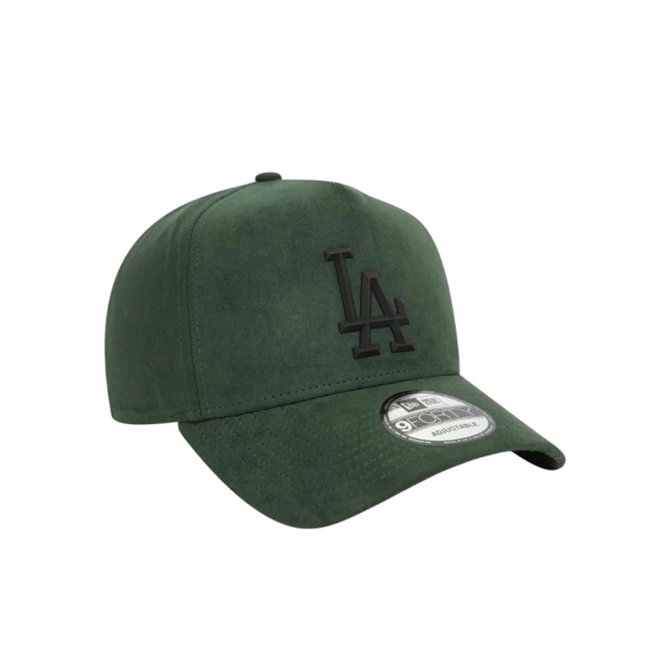 Καπέλο Κυπαρισσί - New Era LA Dodgers Faux Suede Dark Green 9FORTY E-Frame