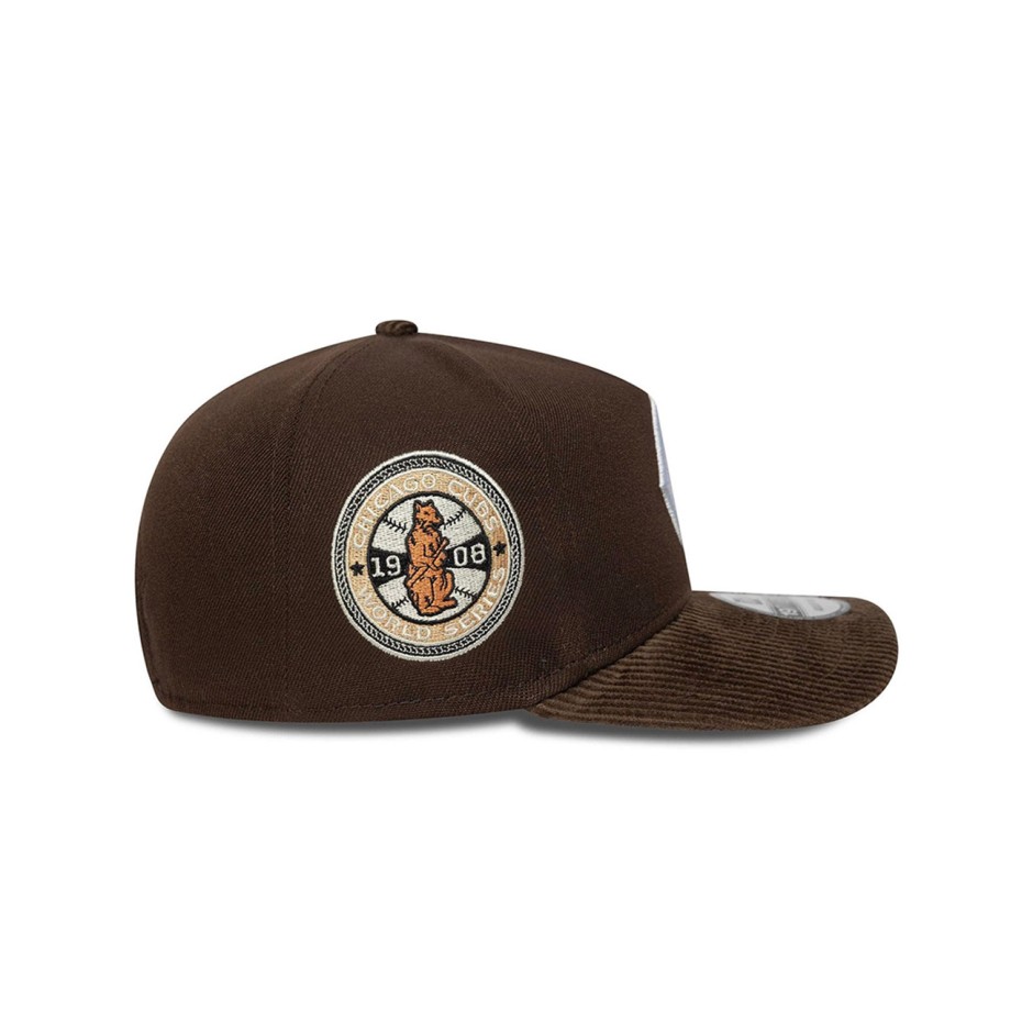 Καπέλο Καφέ - New Era Chicago Cubs MLB Cooperstown Cord Dark Brown 19TWENTY