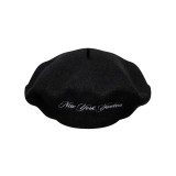 Μπερές Μαύρος - New Era New York Yankees MLB Wool Script Beret Εικόνα 3
